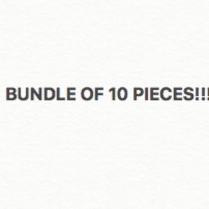 10 PIECES OF CLOTHES